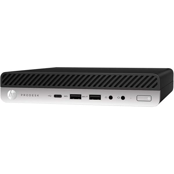 HP 800 G3 TinY PC, i5-6th 2.5 GhZ Processor, 8gb RAM , 256GB SSD,+Type C Port, Windows 10- 11Pro, With 19 inch dell Screen and Coconut Keyboard Mouse Main Image