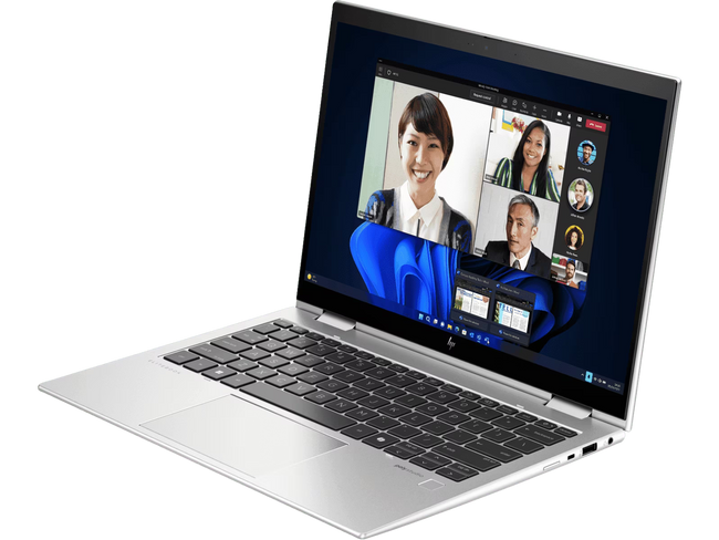 HP EliteBook, 830-G7, X360, Touch Laptop, Intel i7-10th Gen, 16GB RAM , 2TB SSD, 13.3 Inch Full HD Touch Screen, Metal Body Silver Color, Windows 11 Pro Main Image