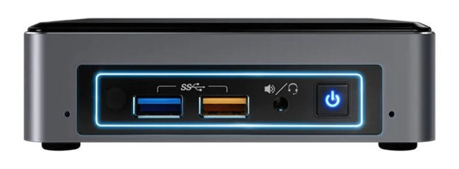 Intel NUC7i5BNH Mini PC – Core i5 7th Gen, 16GB RAM, 1000GB SSD, Intel Iris Plus Graphics, Wi-Fi, BT, HDMI, Thunderbolt 3, Windows 11 IoT Enterprise, Open Box, 1 Year Service Warranty Hover Image