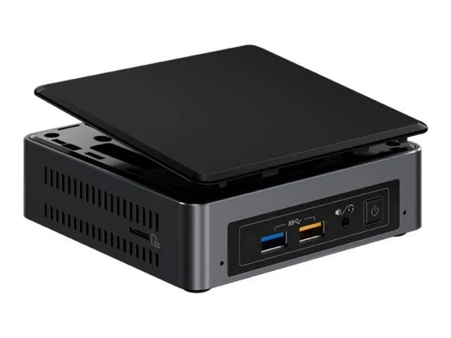 Intel NUC7i5BNH Mini PC – Core i5 7th Gen, 16GB RAM, 1000GB SSD, Intel Iris Plus Graphics, Wi-Fi, BT, HDMI, Thunderbolt 3, Windows 11 IoT Enterprise, Open Box, 1 Year Service Warranty Main Image