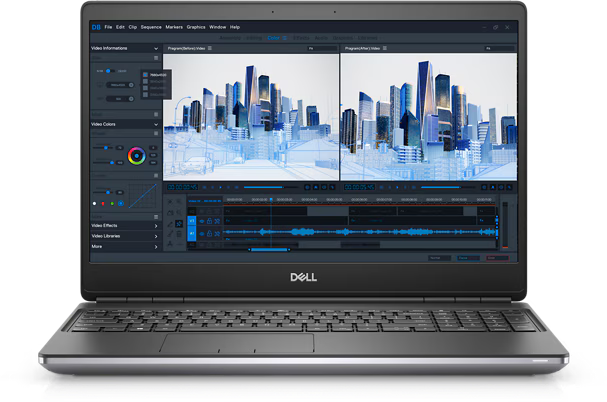 Dell Precision 7560 WorkStation Laptop, intel i7 11th Gen H Processor, 16GB RAM , 512GB SSD, 15.6 INch FHD Screen , Nvidia RTX A4000 8GB Graphic Card, Backlit Keyboard, Metal Body, With thunderbold POrt, Winodws 11 Pro Hover Image